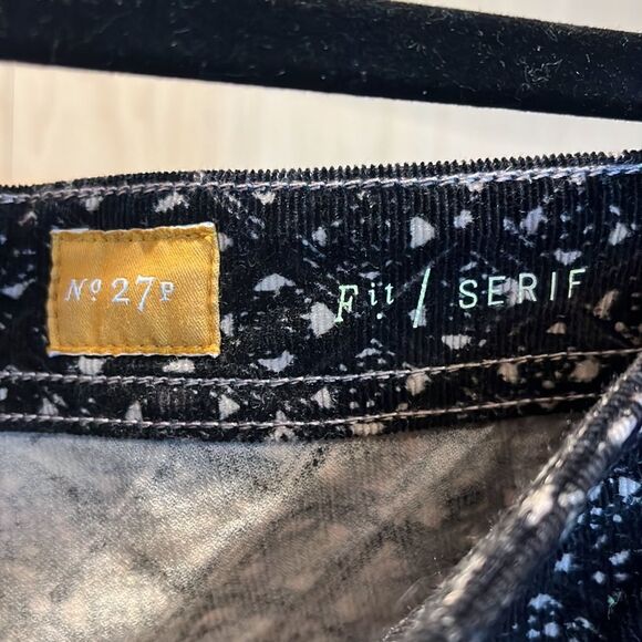 PILCRO AND THE LETTERPRESS • Black Corduroy Serif Pants • Size 27 Petite (US 4P) - Picture 5 of 8